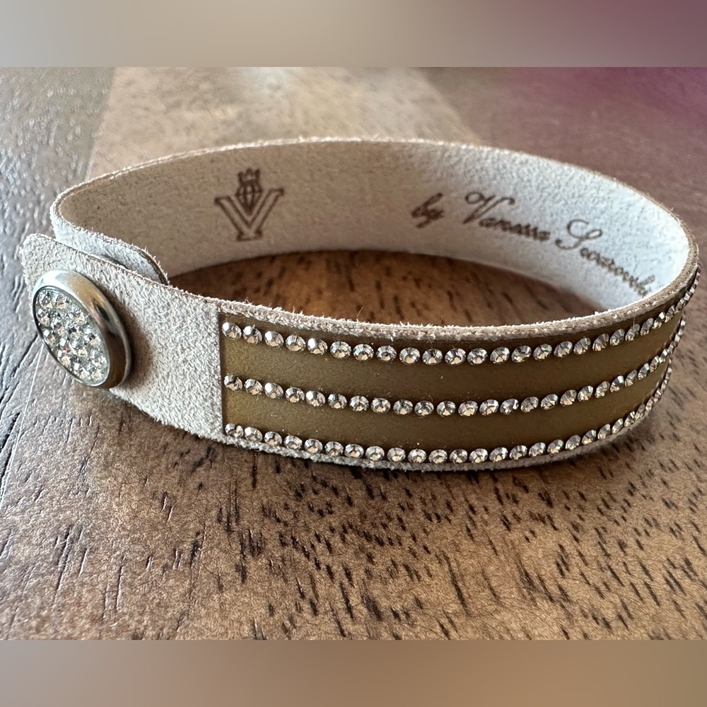White Swarovski Crystal Bracelet